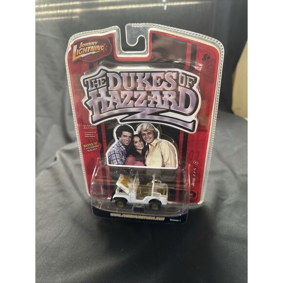 The Dukes Of Hazzard Dixie CJ-5 Jeep Limited Edition Johnny Lightning - Picture 1 of 2